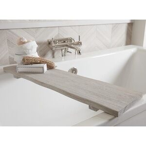 Elegant Gray Bath Caddy